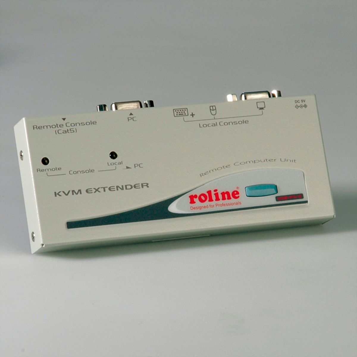 ROLINE Prolongateur Smart KVM via RJ-45, VGA, USB
