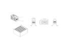 ROLINE Coupleur RJ-45 non blindé, Cat.6 (Classe E), Lot de 25