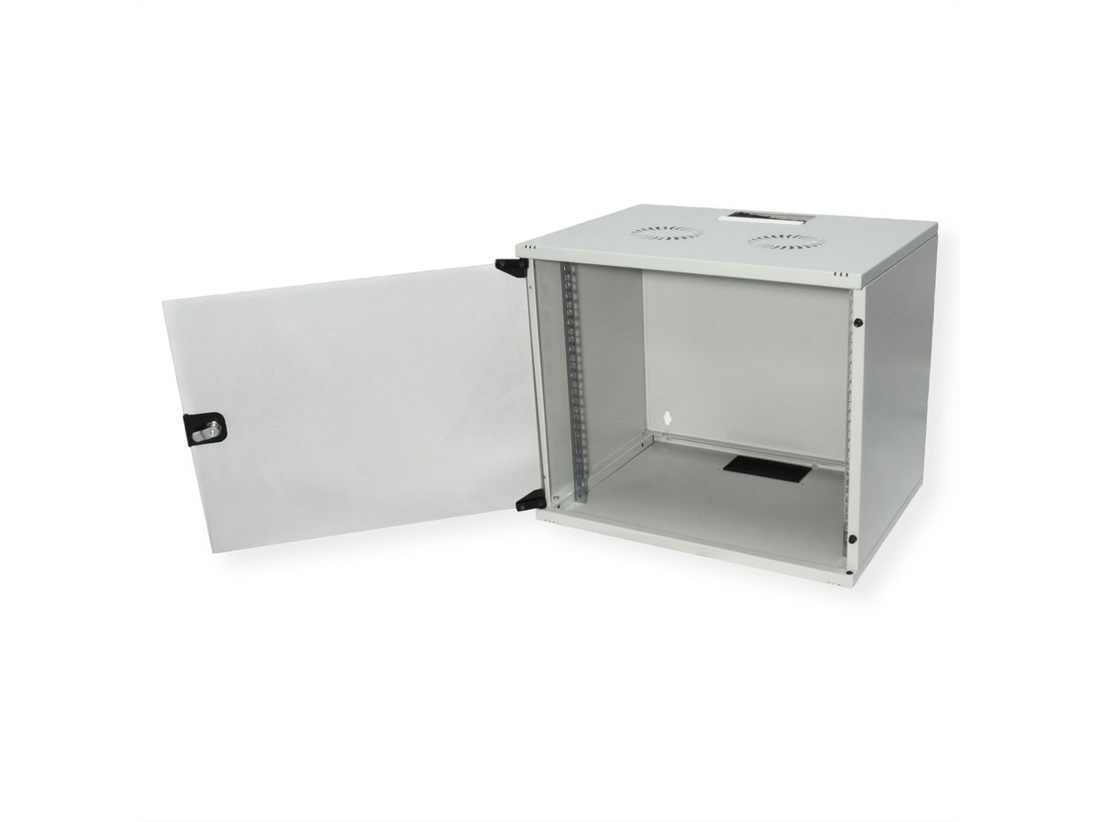 ROLINE 19" Boîtier mural Basic 9U, 540x400 LxP gris, EN KIT