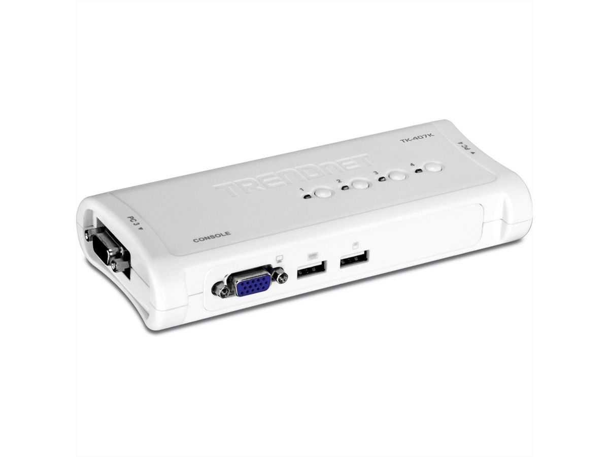 TRENDnet TK-407K Kit de Switch KVM à 4 ports USB