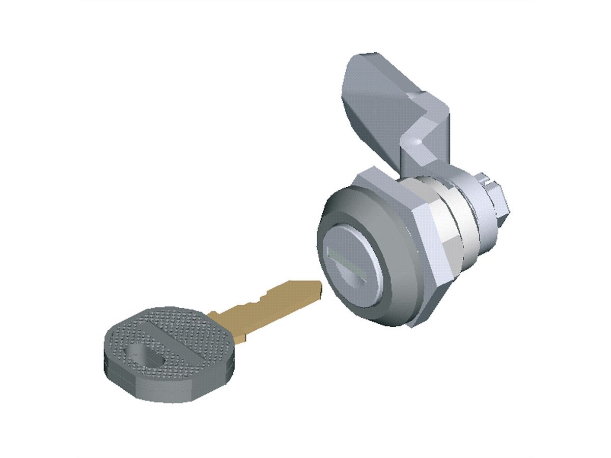 APRANET Cylindre avec clé EK 333 , Pour fermer le capot de la référence 26.50.1040