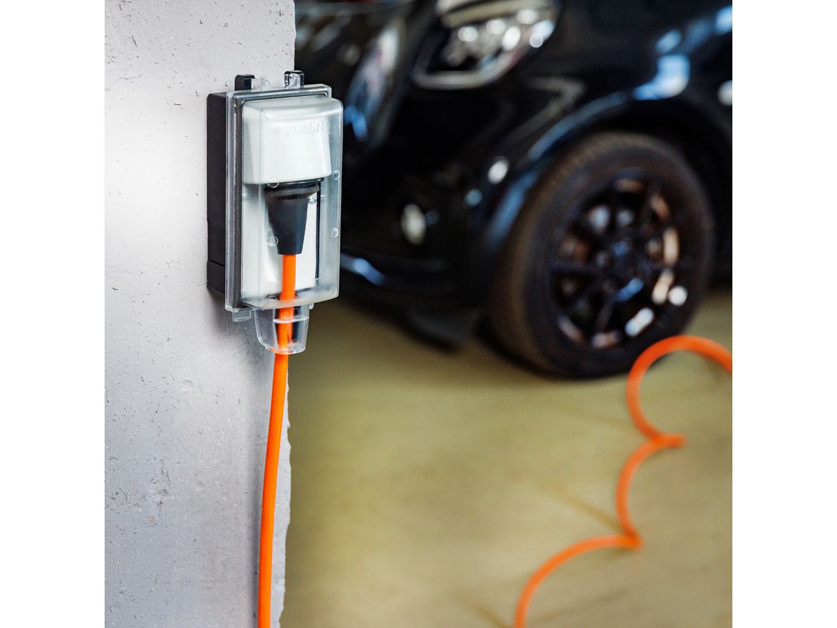 BACHMANN Prise extérieure verrouillable, Série 9015, 230V/16A, 1x SKS