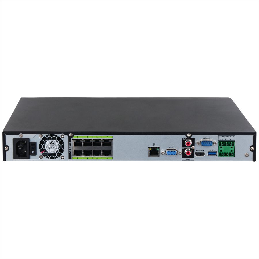 DAHUA DHI-NVR5208-8P-EI, Enregistreur vidéo en réseau 8CH 2HDD 1U