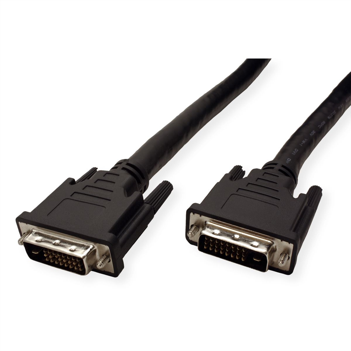 ROLINE Câble DVI pour écran, M-M, (24+1) dual link, 15 m