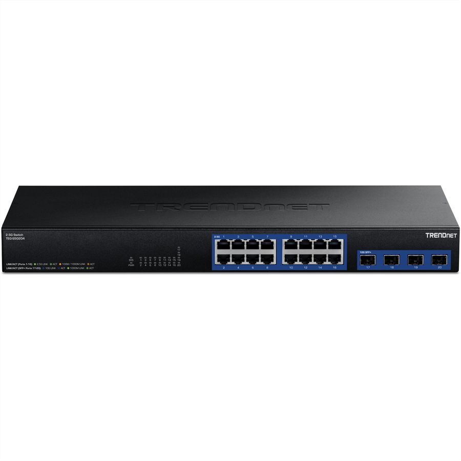 TRENDnet TEG-S50204 Switch 2,5G à 20 ports avec ports SFP+ 10G
