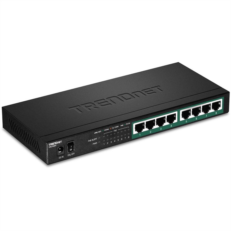 TRENDNET TPE-TG84 Switch PoE+ Gigabit à 8 ports