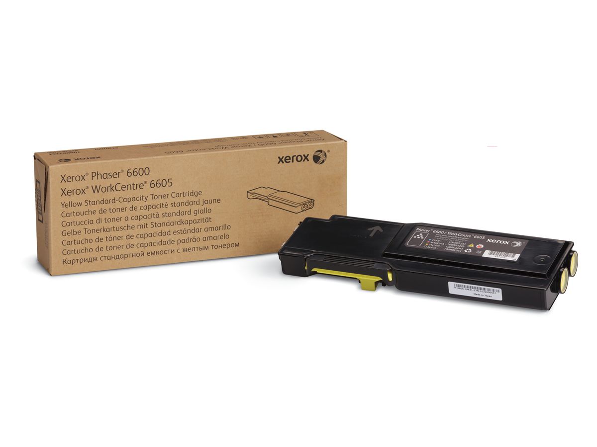 Xerox Cartouche de toner Jaune de Capacité standard Phaser™ 6600, WorkCentre™ 6605