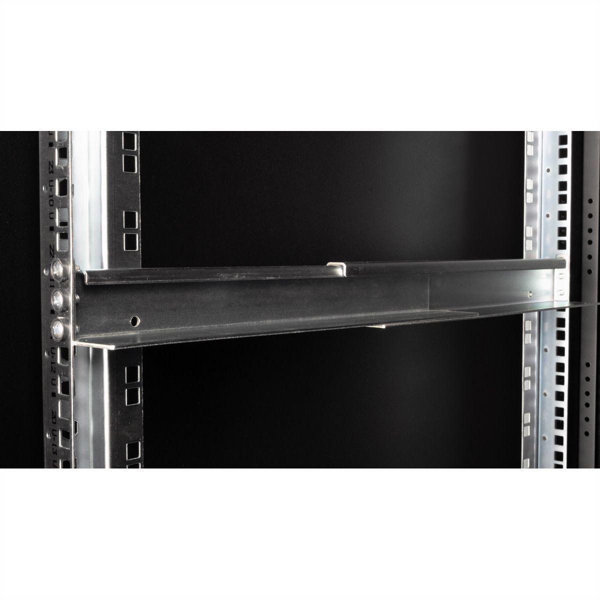 ROLINE Set de glissières à profondeur variable, 500 à 750mm avec le matériel de montage