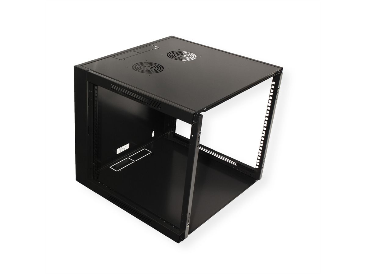 VALUE Armoire murale 9 UH (HxLxP) 505x570x600mm, noir