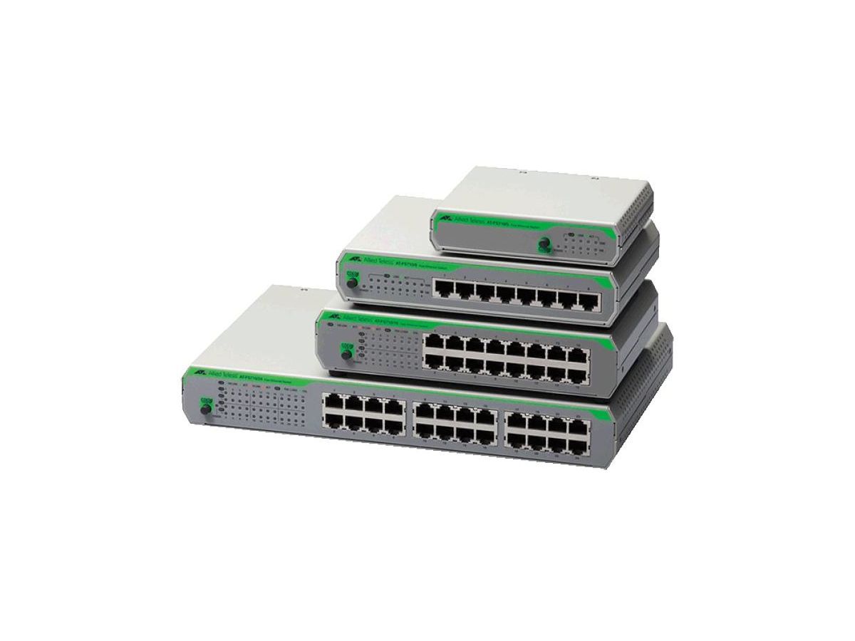 Allied Telesis AT-FS710/8-50 Non-géré Fast Ethernet (10/100) Gris commutateur réseau