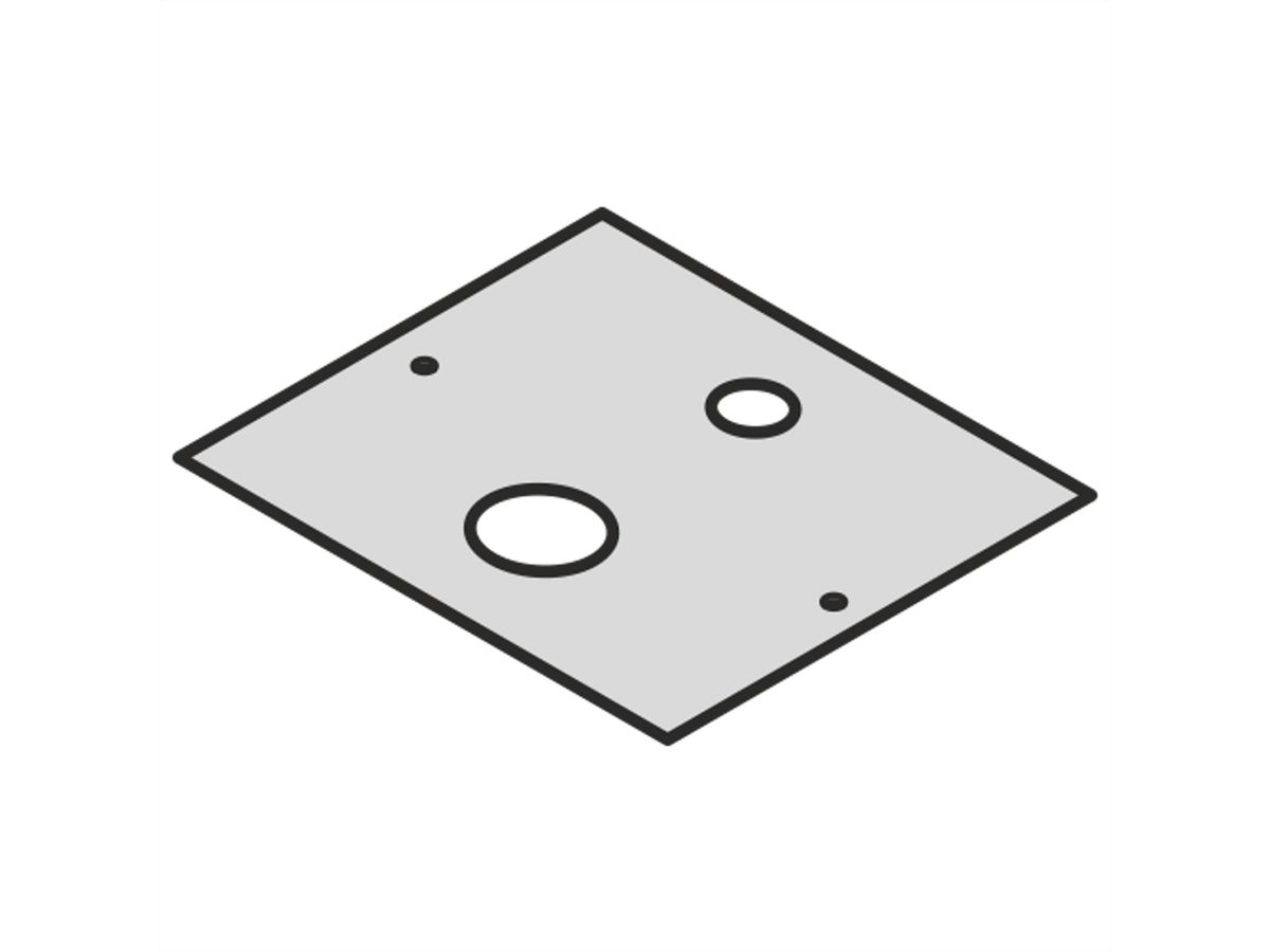Plaque de passage de câbles pour boîtier LAN SCHROFF pour petit boîtier en fibre optique, INTERSCALE M 44H 133B 133T
