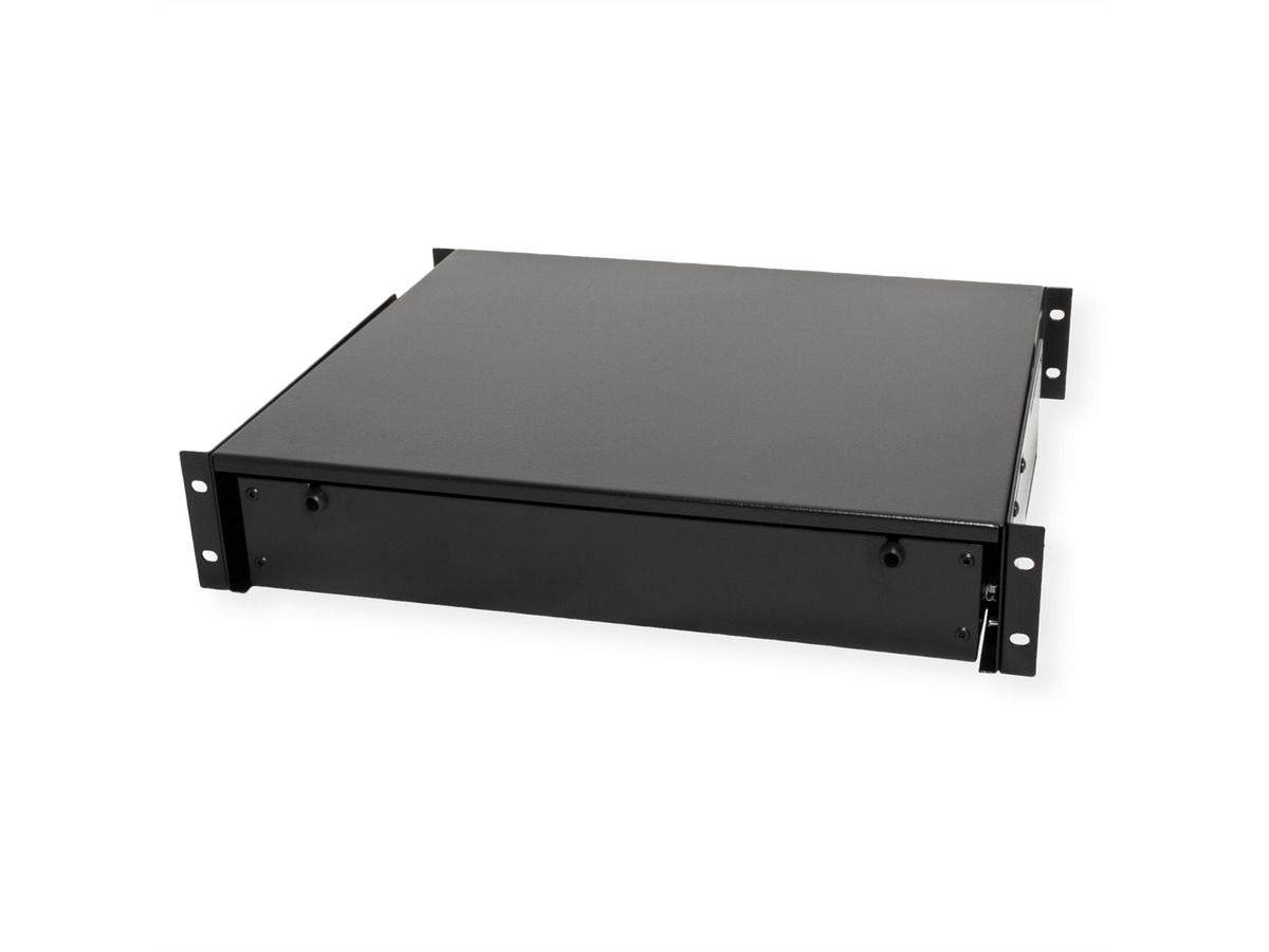 ROLINE 19" Tiroir pour clavier 2U, 400P verrouillable noir