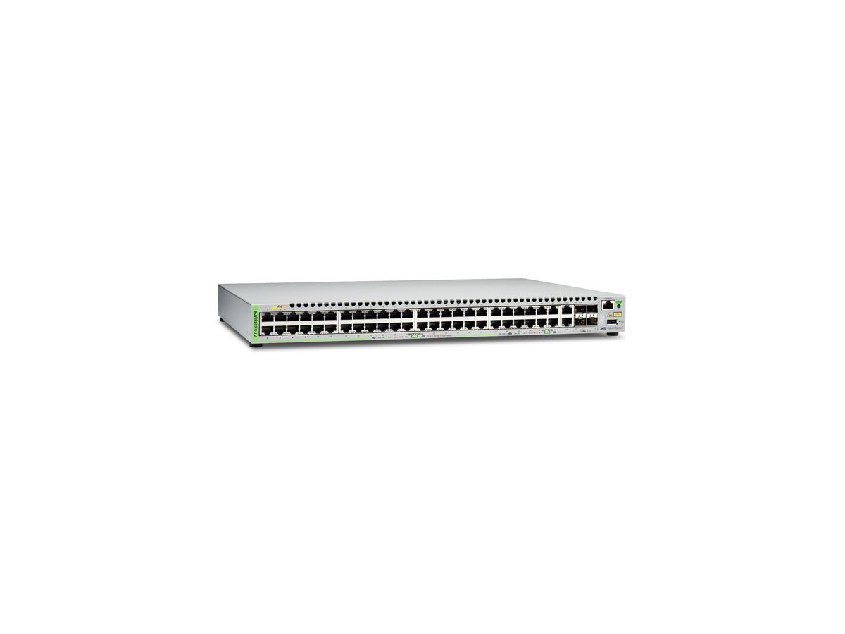 Allied Telesis AT-GS948MPX-50 Géré L3 Gigabit Ethernet (10/100/1000) Connexion Ethernet, supportant l'alimentation via ce port (PoE) Gris