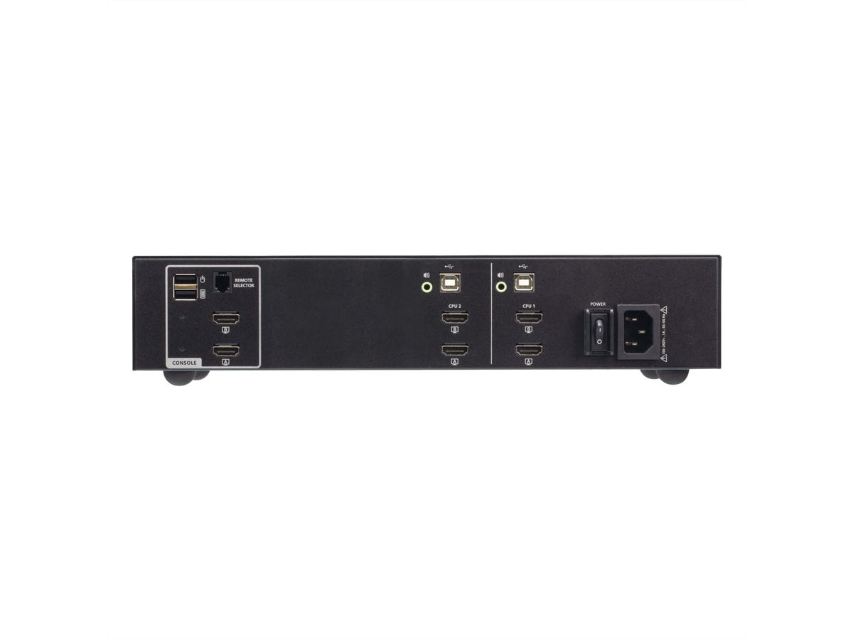 ATEN CS1142H4 Commutateur KVM sécurisé à double écran HDMI 2 ports USB