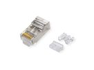 ROLINE Connecteur modulaire blindé Cat.6A (Classe EA), pour câble solide/tresse, 10 unités