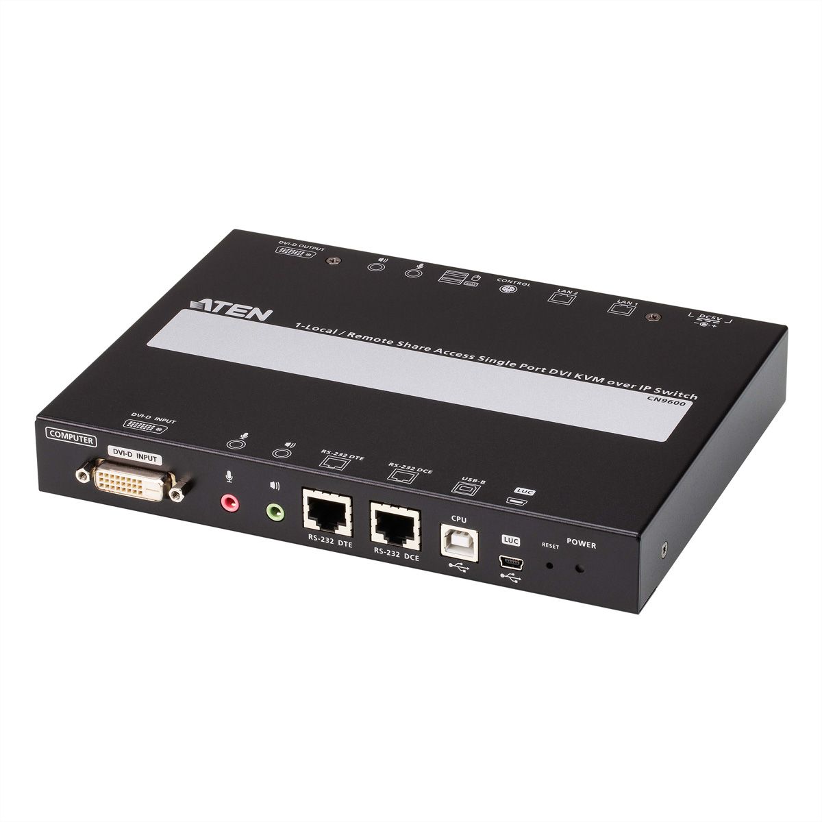 ATEN CN9600 1 Commutateur KVM DVI à un port sur IP accès de partage local/distant