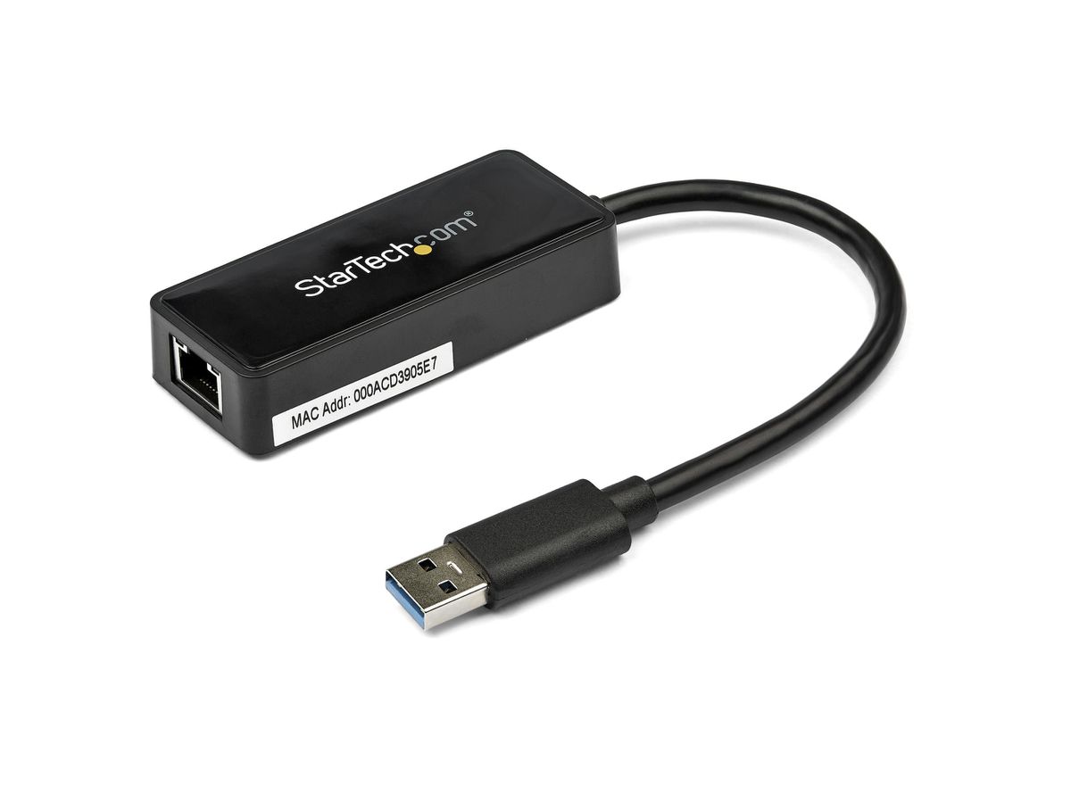 StarTech.com Adaptateur USB 3.0 vers Ethernet Gigabit - Carte Réseau Externe USB vers 1 Port RJ45 Ethernet