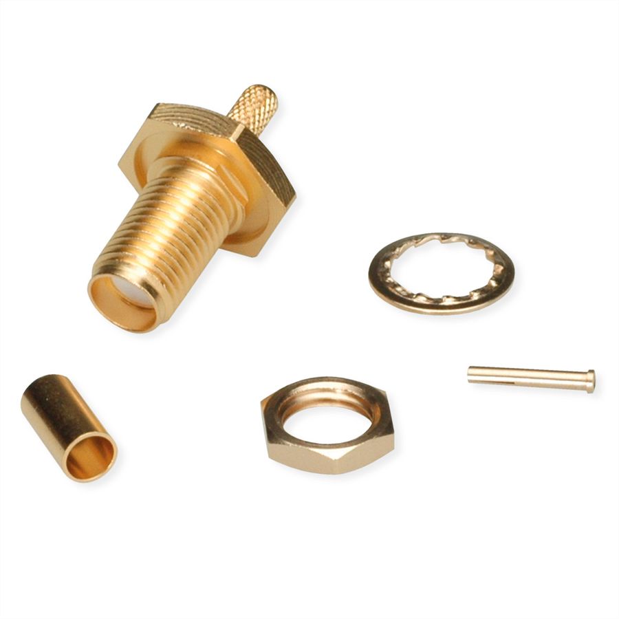 TELEGÄRTNER Prise de câble SMA pour RG-316/U plaquée or