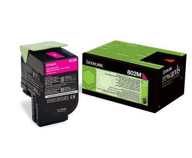 Lexmark 802M Original Magenta 1 pièce(s)