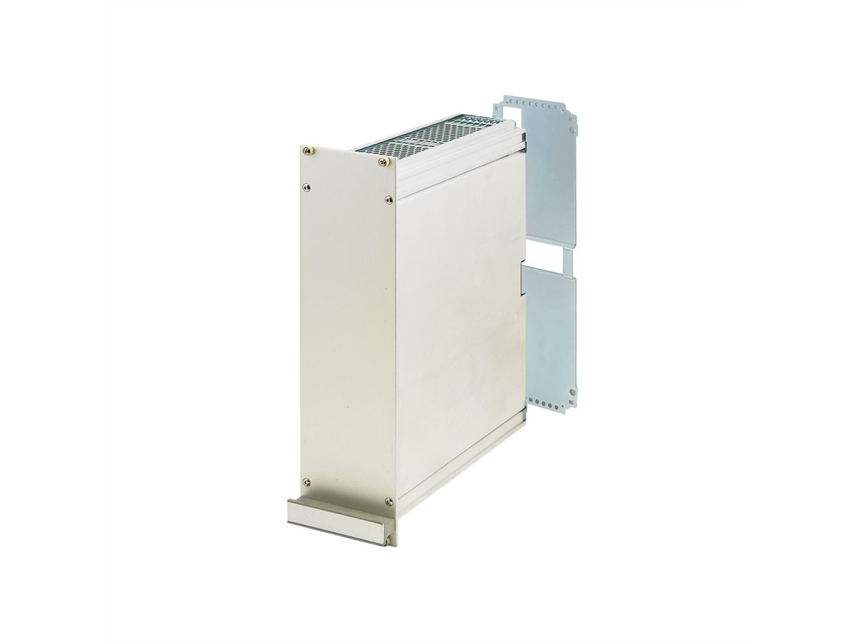 SCHROFF Unité enfichable de type cadre PRO Kit, couvercles perforés, 1 connecteur, 6 U, 21 HP, 167 mm