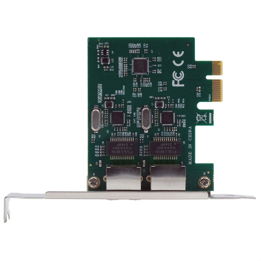 EXSYS EX-60102 Carte PCIe 2 ports Gigabit