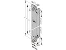 Module AMC SCHROFF avec poignée de tirage, MTCA.4, Double Mid-Size, acier