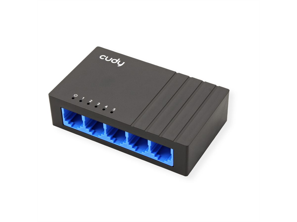 CUDY GS105D Switch 5 ports Gigabit bureau