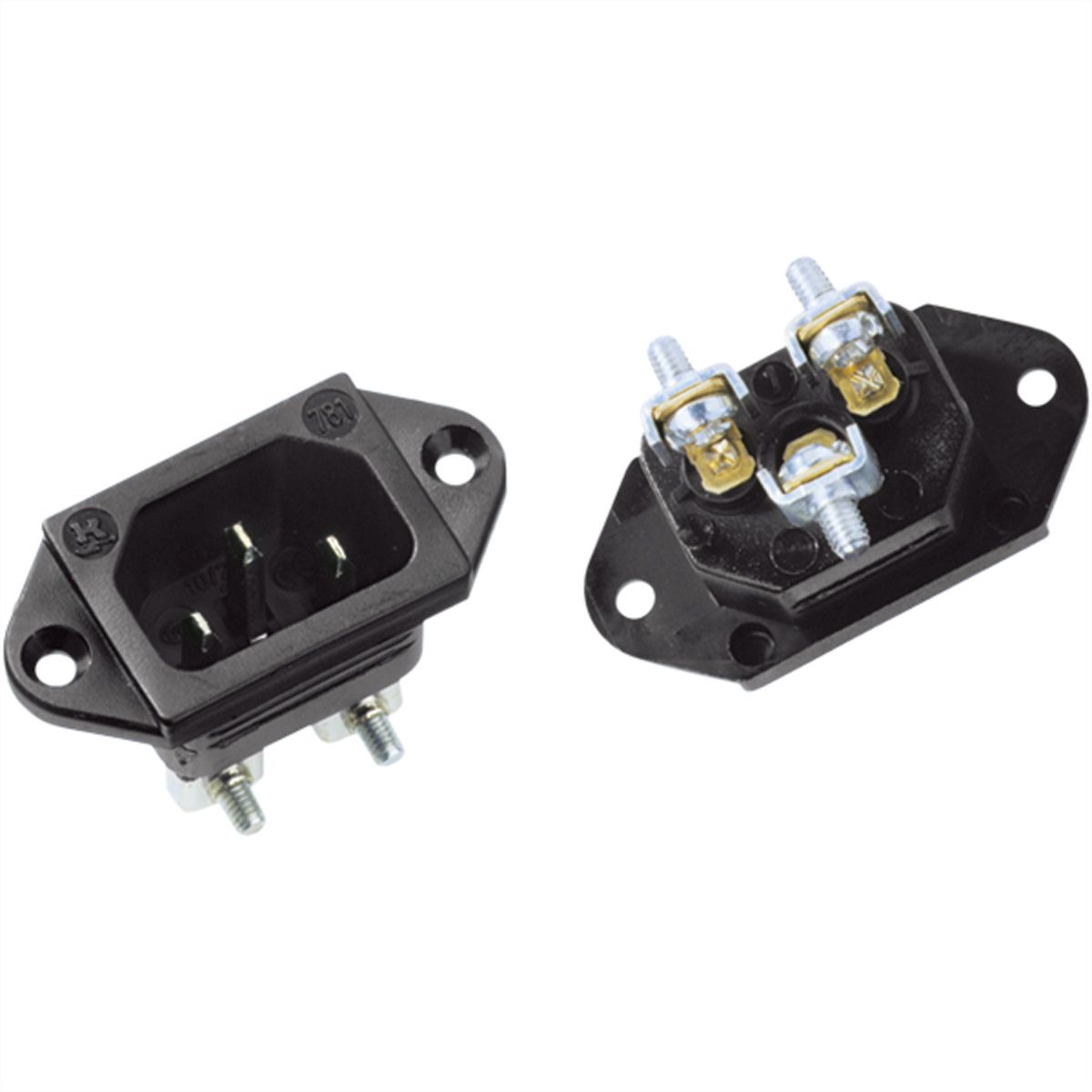 BACHMANN Connecteur C14, Noir, à visser
