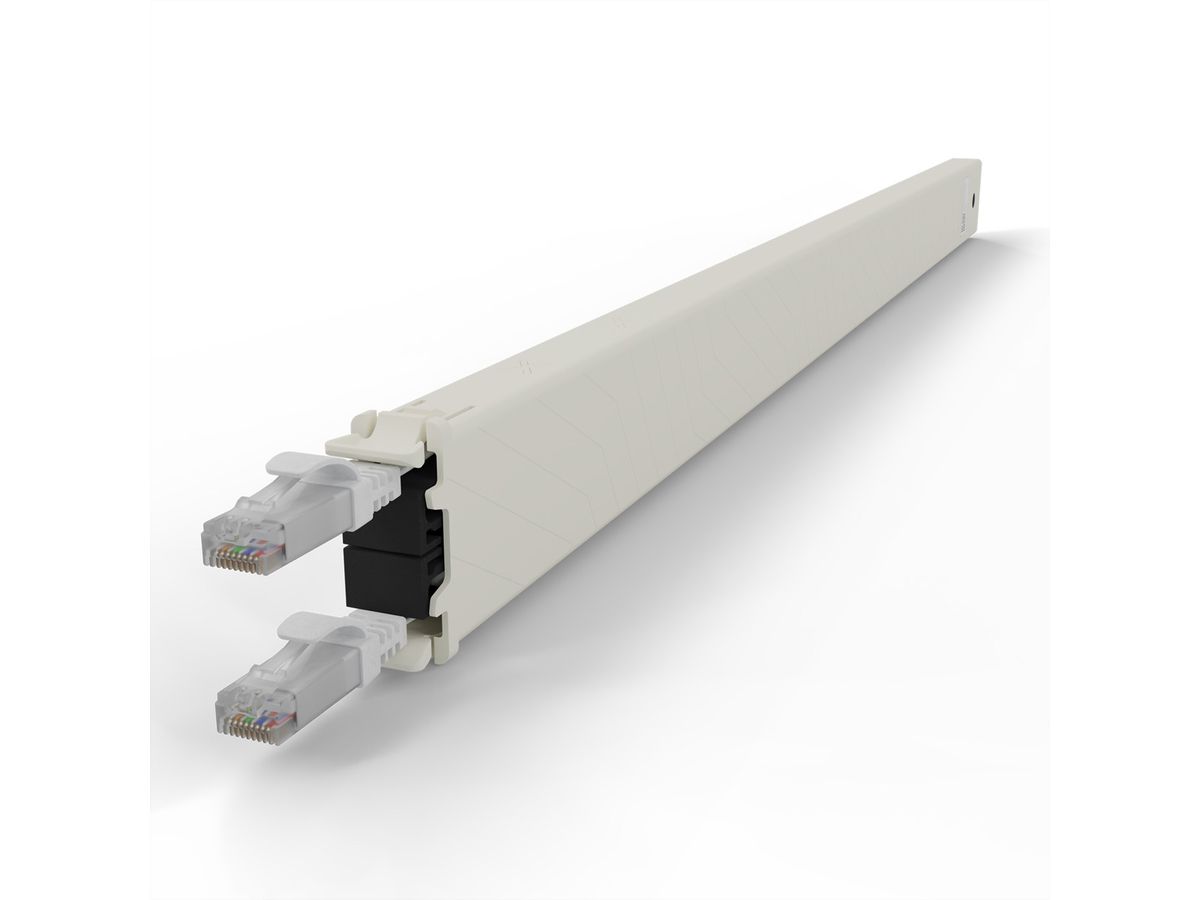 patchbox.one Cassette 30RU UTP blanc Cat.6a 1,8 m