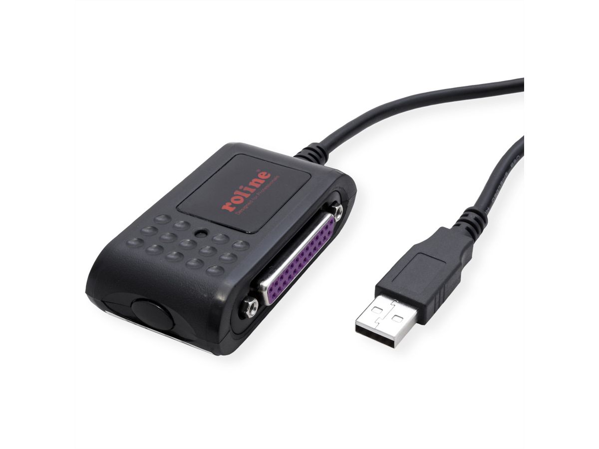 ROLINE Convertisseur USB / parallèle + sériel