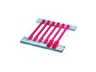 SCHROFF Guide-cartes type accessoire 2mm rouge