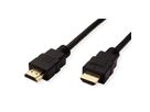 ROLINE Câble HDMI High Speed avec Ethernet, TPE, noir, 7,5 m