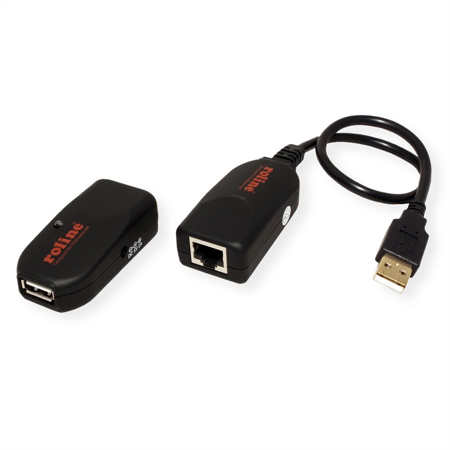 ROLINE Rallonge USB 2.0 à partir de RJ45, max. 50m