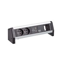 BACHMANN DESK 2xUTE 35° 1xUSB Charger 1xCM courant 1,0m GST18