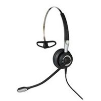 Jabra Biz 2400 II QD Mono NC 3 in 1 Monophonique crochet auricullaire, Bandeau, Minerve Noir, Argent Casque audio