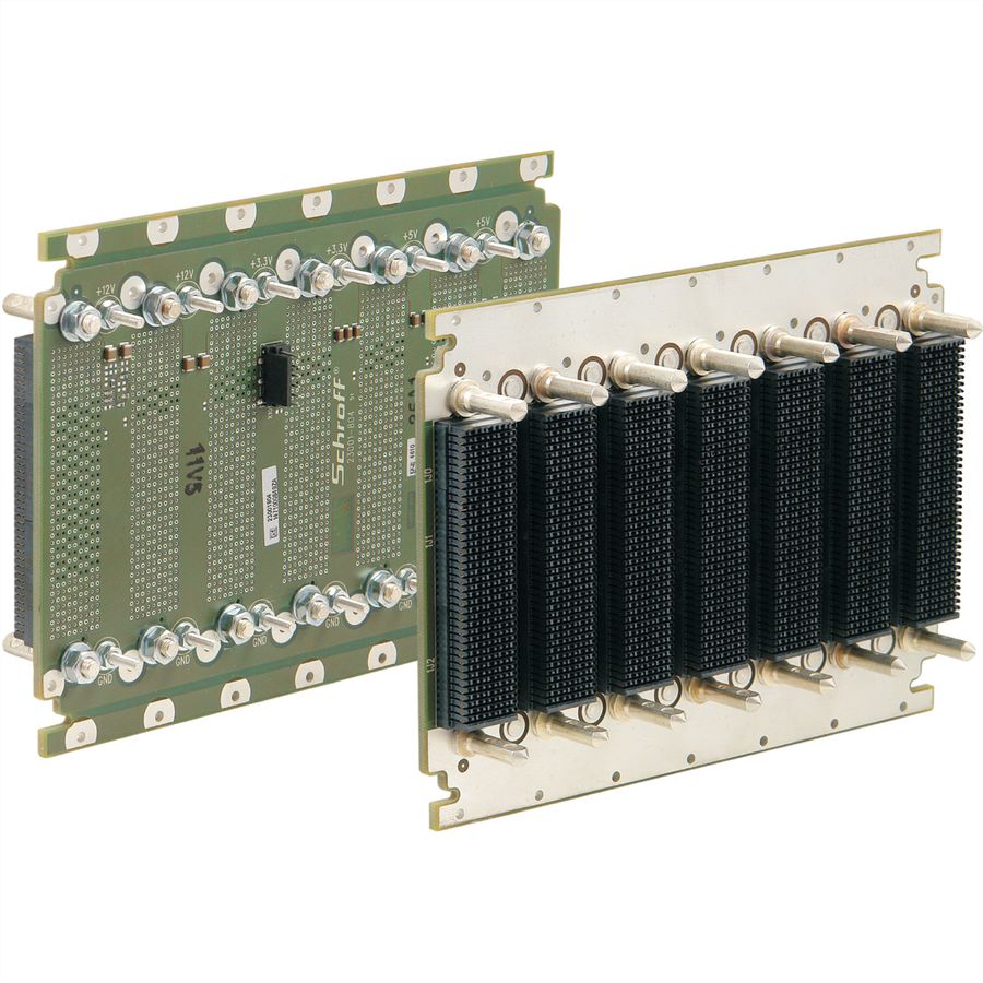 Carte-mère VPX SCHROFF, 3 U, 7 slots, BKP3-CEN07-15.2.3-4, RTM