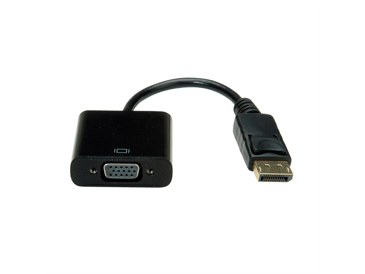 VALUE Adaptateur DisplayPort-VGA, DP M - VGA F, passif