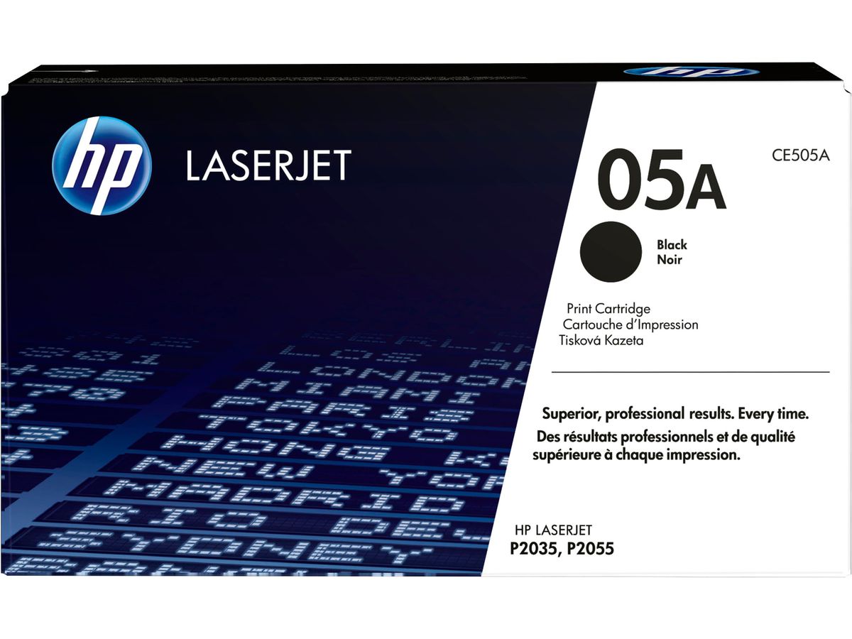 HP 05A toner LaserJet noir authentique