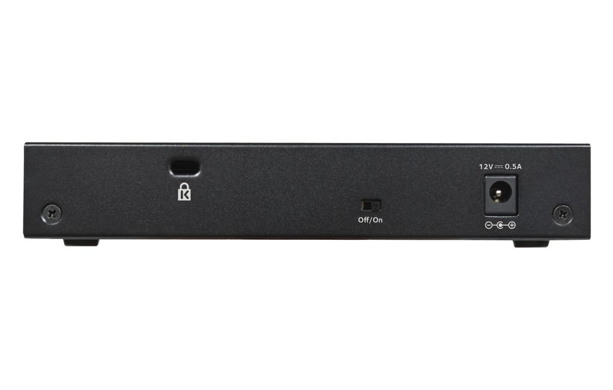 Netgear GS308-300PES commutateur réseau Non-géré L2 Gigabit Ethernet (10/100/1000) Noir
