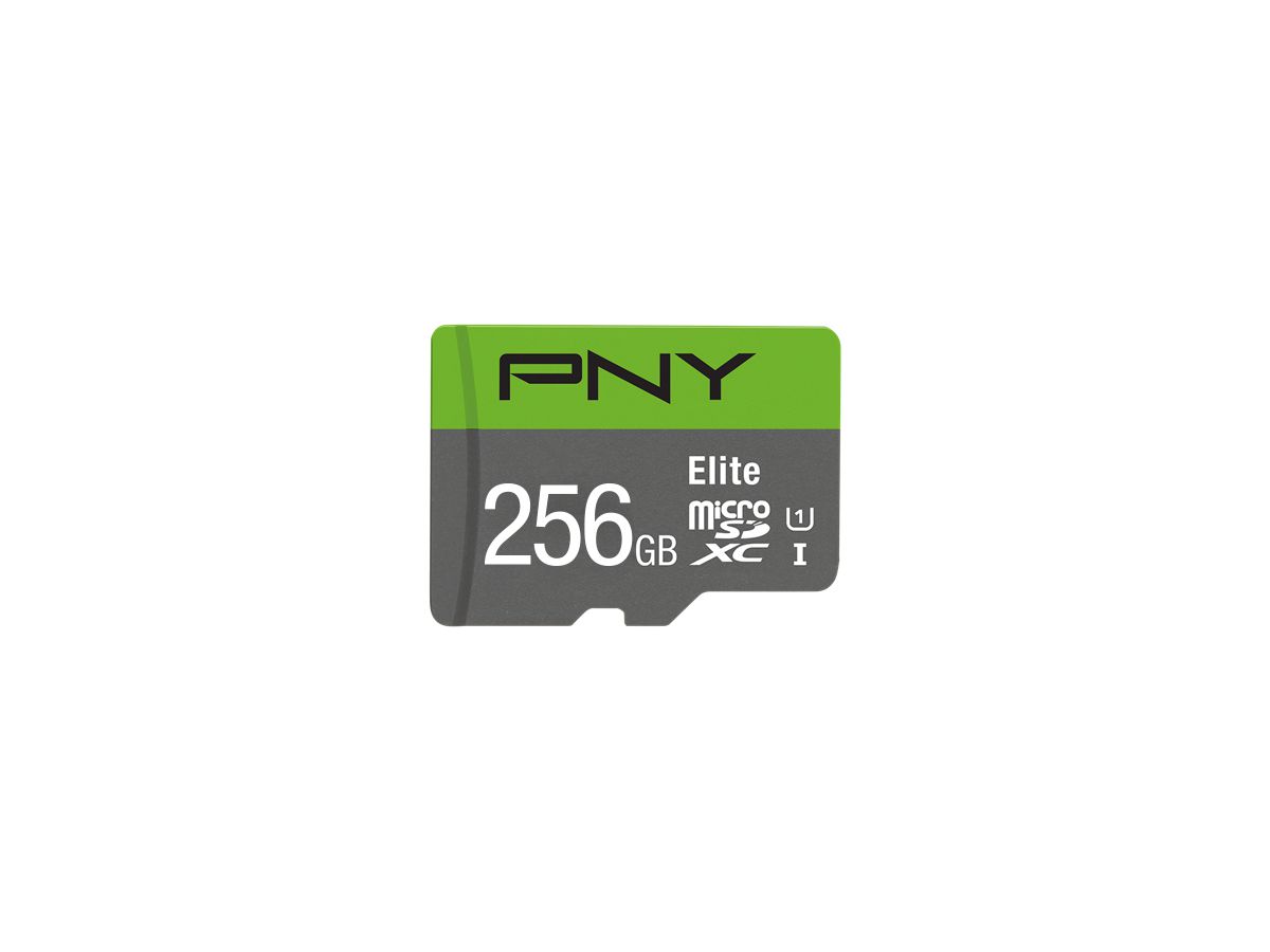 PNY Elite mémoire flash 256 Go MicroSDXC Classe 10 UHS-I