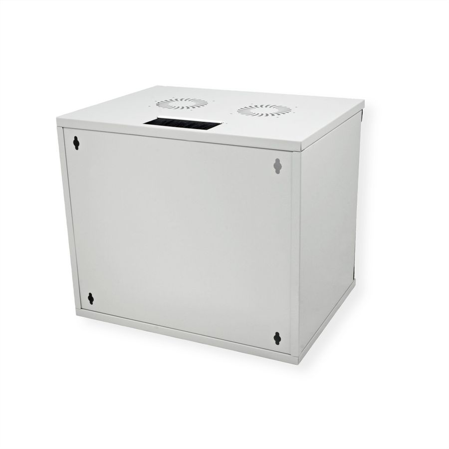 ROLINE 19" Boîtier mural Basic 9U, 540x400 LxP gris, EN KIT