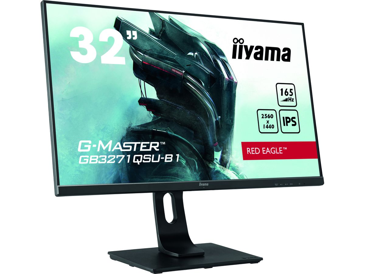 iiyama G-MASTER GB3271QSU-B1 écran plat de PC 80 cm (31.5") 2560 x 1440 pixels Wide Quad HD LED Noir