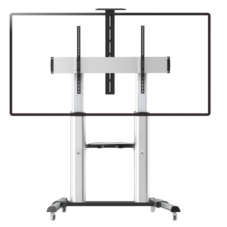 ROLINE Support LCD/TV sur roues, jusqu'à 100kg, argent