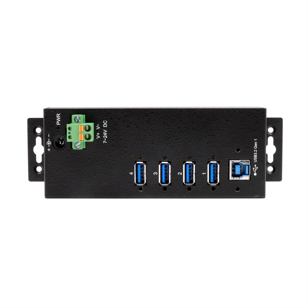 EXSYS EX-1186HMVS-2 Hub USB 3.2 Gen1 à 4 ports, protection de surtension 15KV ESD