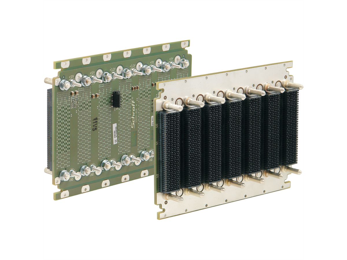 Carte-mère VPX SCHROFF, 3 U, 7 slots, BKP3-CEN07-15.2.3-4