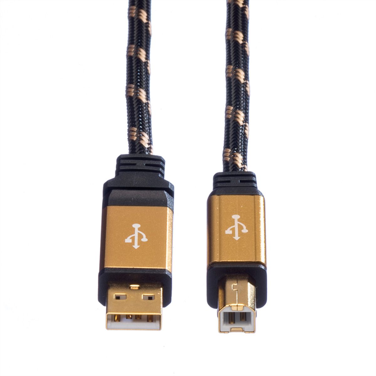 ROLINE GOLD Câble USB 2.0, type A-B, 1,8 m
