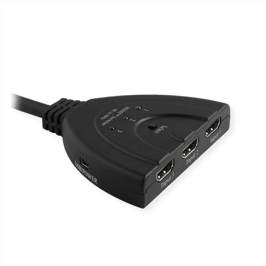 VALUE Switch HDMI, 3 PCs - 1 écran