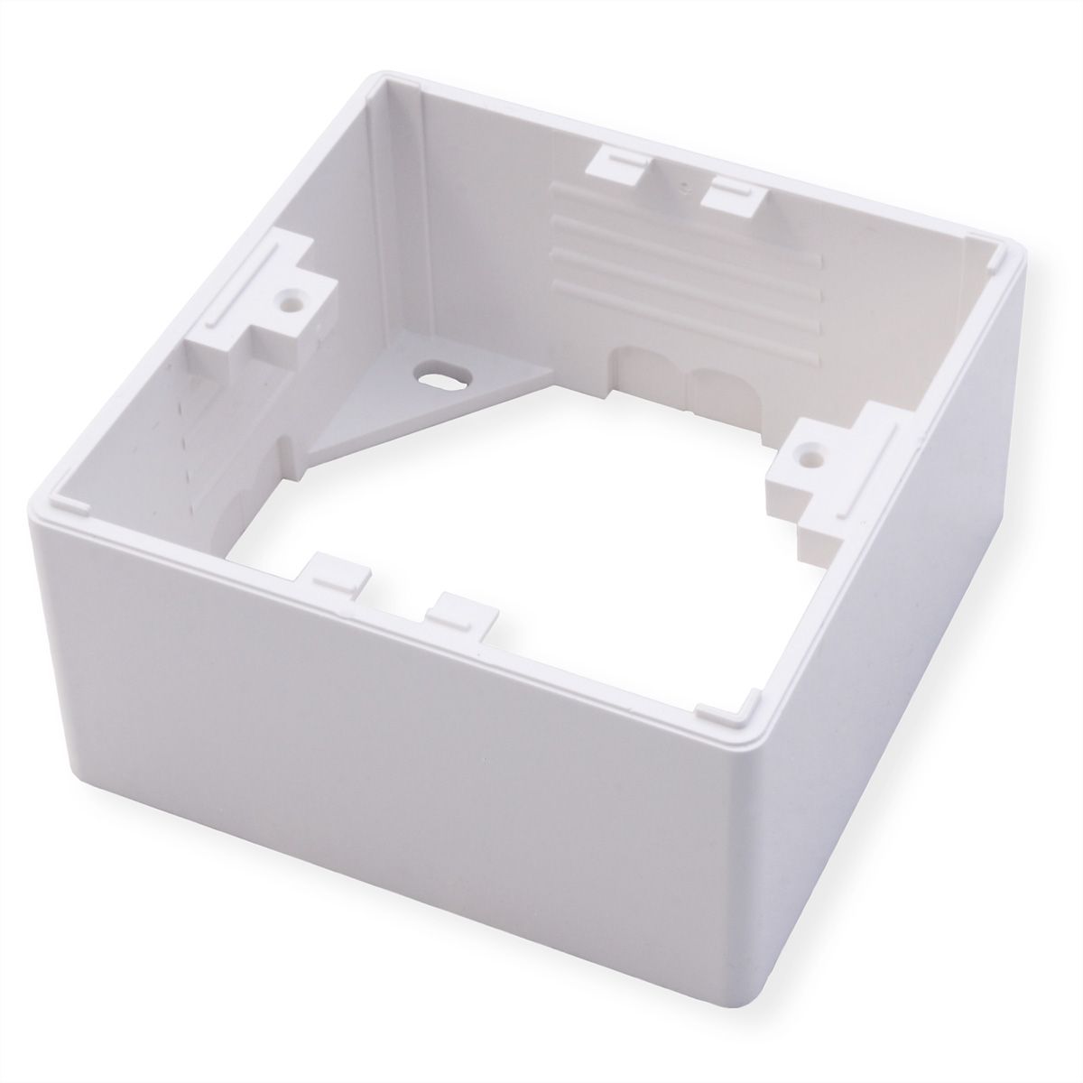 EasyLan preLink / fixLink Boîtier blanc, 80x80x42 mm RAL 9010