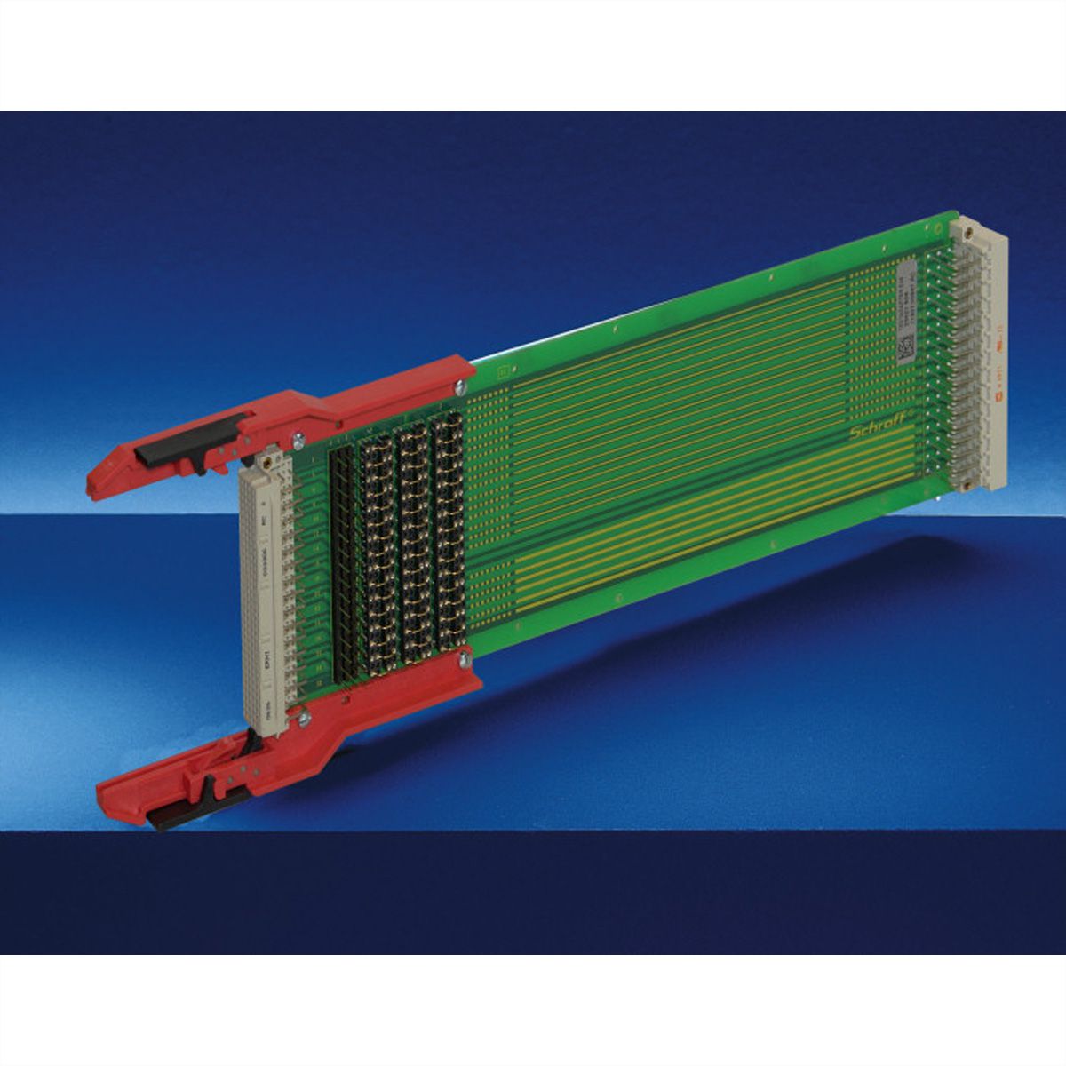 Adaptateur de test SCHROFF pour connecteur DIN type E, 3 U, 220 mm