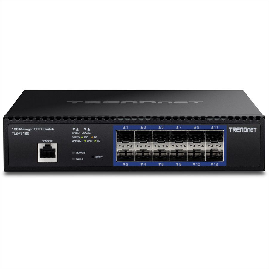 TRENDnet TL2-F7120 Switch SFP+ 10G administrable à 12 ports